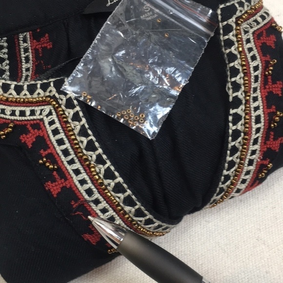 Lucky Brand Teagan Beaded Embroidered Tunic - Picture 8 of 8